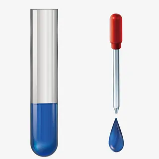 矢量实验滴管免抠