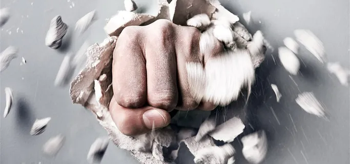 拳头出击背景装饰高清