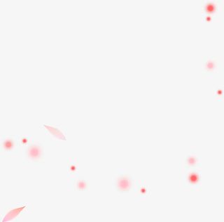 红色唯美梦幻气泡设计免抠