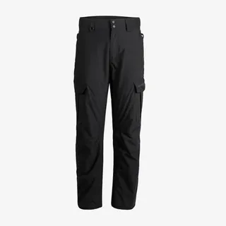 黑色男款Quiksilver保暖滑雪裤免抠