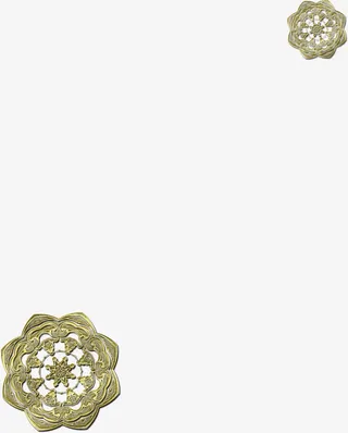 边框金花元素免抠