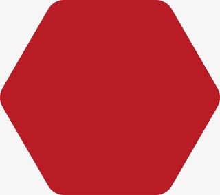 红色六边形背景