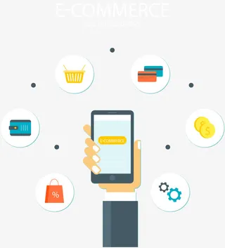 矢量手绘手机应用免抠