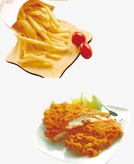 油炸食品免抠