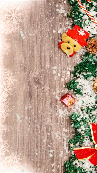 圣诞节可爱喜庆背景底图高清