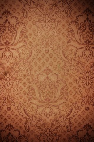 红色植物花纹图案免抠