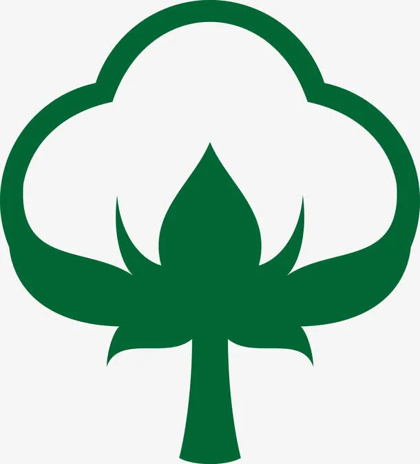 矢量绿色棉花png图免抠
