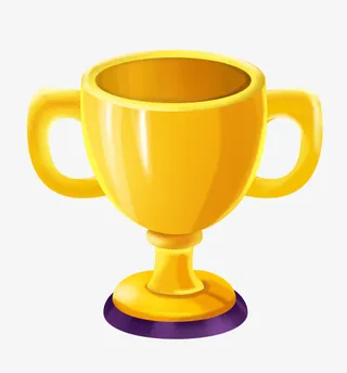 q版游戏奖杯免抠