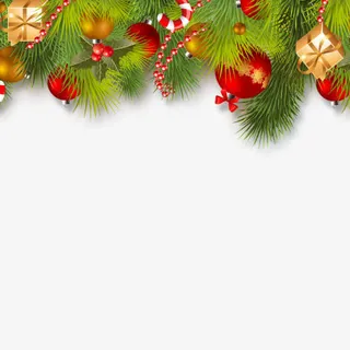 圣诞节装饰圣诞树铃铛免抠