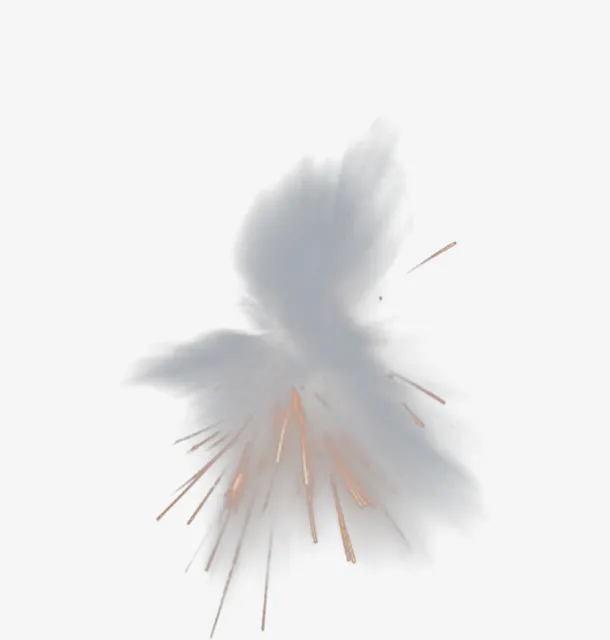 爆炸颗粒PNG图片免抠