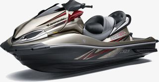 酷炫银色水上摩托艇侧视图免抠