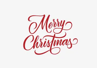 圣诞字体免抠