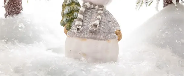 冬季雪人背景