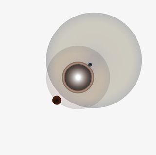 简约图形圆形灰色白色光效免抠