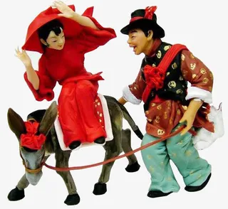 捏面人工艺品免抠