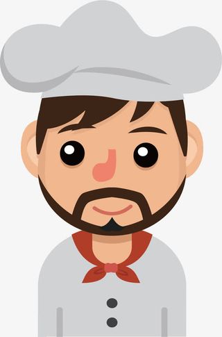 餐厅的厨师免抠