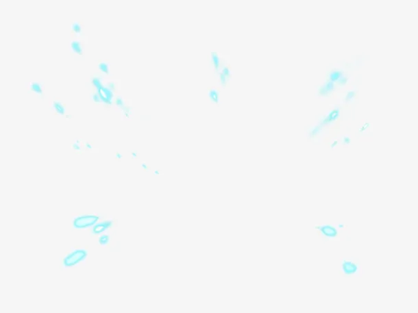 蓝色的光效合成效果免抠