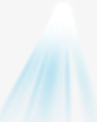 蓝色光束发光装饰免抠