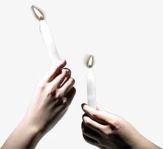 地震灾后蜡烛祈福免抠