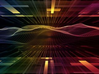 彩色空间动感背景