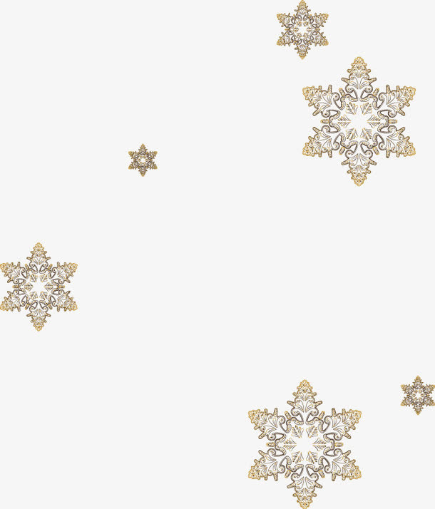 雪花底纹免抠
