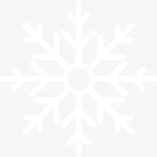 冬天白色雪花免抠