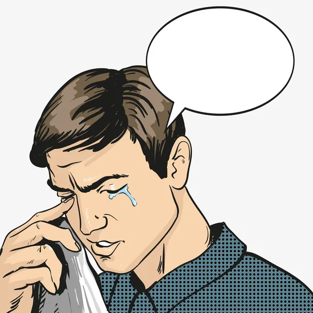 哭泣的男人免抠