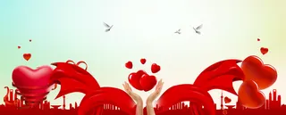 献爱心简约公益背景高清