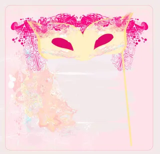 假面舞会面具背景