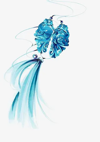 中国风饰品免抠