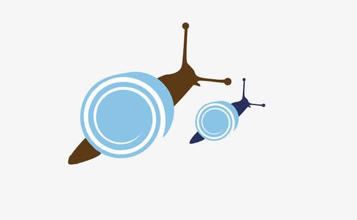 爬行的蜗牛免抠