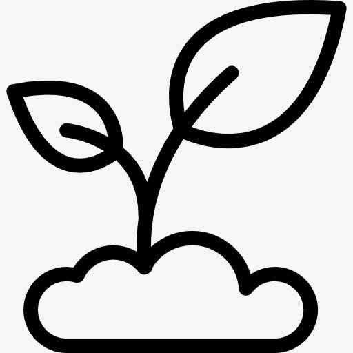 发芽图标免抠
