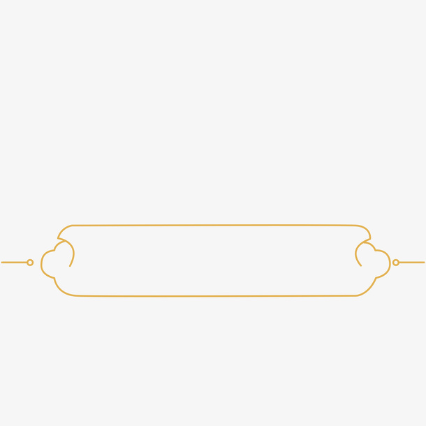 高级简约中国风边框标题框矢量免扣png免抠
