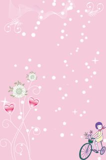 我和春天有个约会 卡通海报背景素材高清