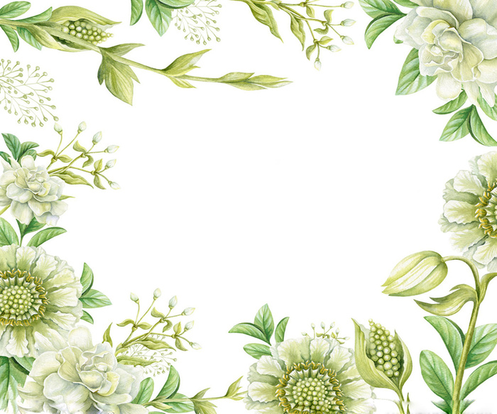 春季清新花朵背景素材高清