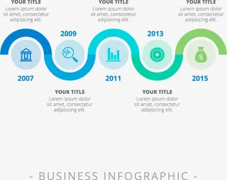 波浪时间轴免抠