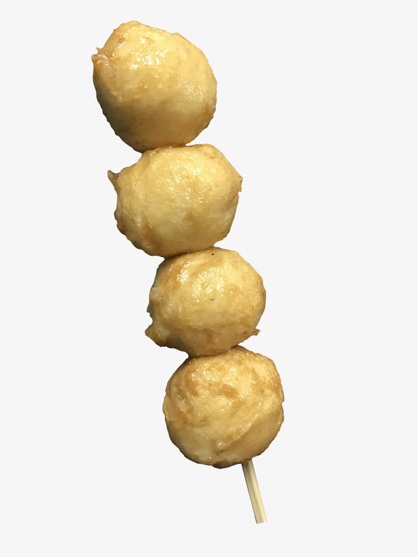 手绘墨鱼丸免抠