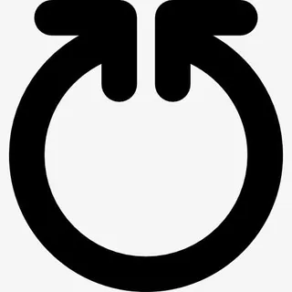 圆双箭头图标免抠