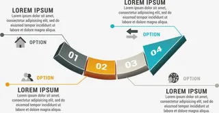 矢量立体箭头免抠