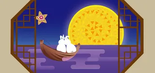 中秋节喜庆背景图高清