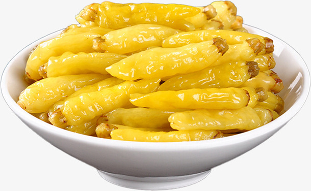 一盘美味的泡椒免抠