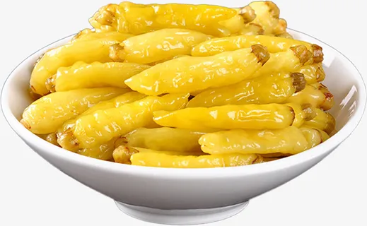 一盘美味的泡椒免抠