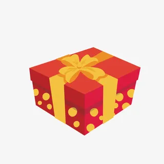 卡通文艺精美礼盒设计包装设计免抠