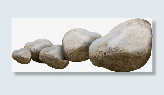 石头野外沙滩夏天免抠