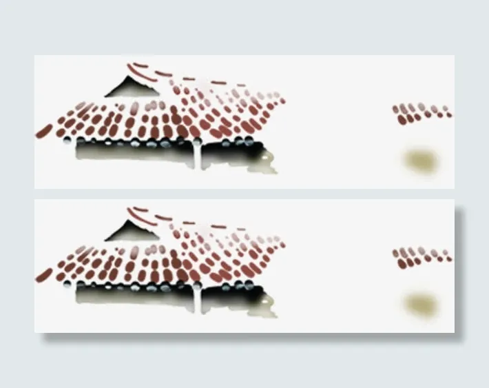 中国风房屋水印图片免抠