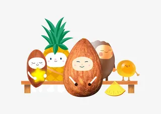 桃酥蛋黄酥凤梨酥免抠