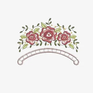 手绘花朵绿叶装饰免抠