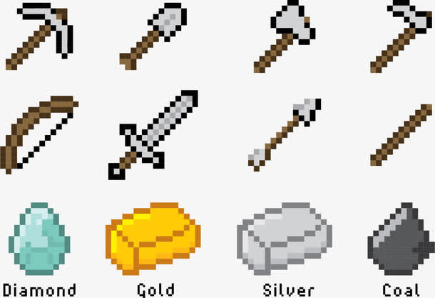 矢量图我的世界免抠