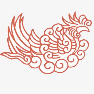 红色祥云矢量素材免抠