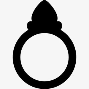 结婚戒指图标免抠